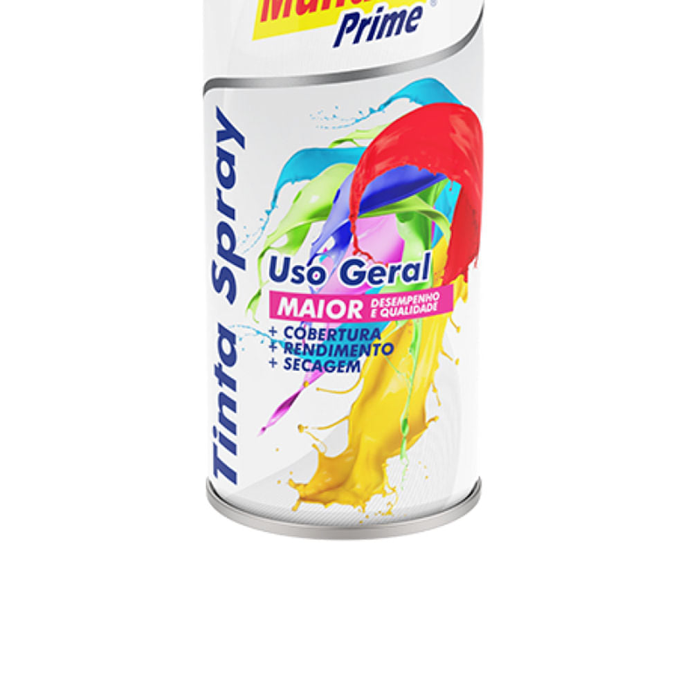 Tinta Spray 200ml Preto Fosco Ug Mund Prime