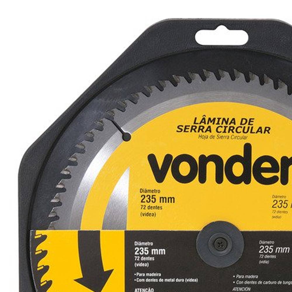 Serra Circular Widia 7.1/4 60Dentes 185mm Vonder