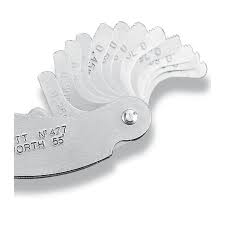Pente Rosca Duplado 0,25-6,0mm 60LAM Starrett