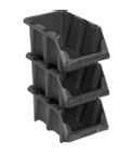 Gaveteiro Plástico Modelo Prático Nº 5 Preto Vonder