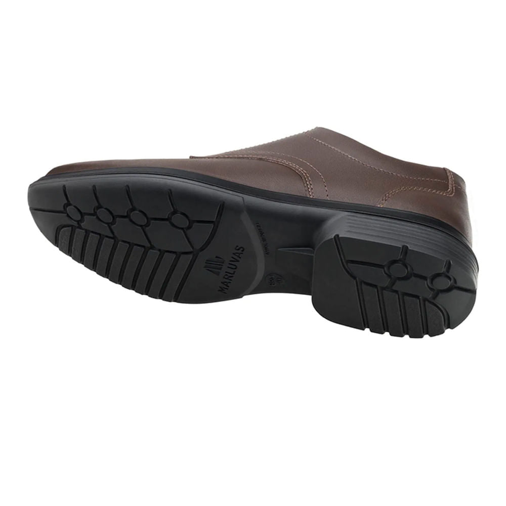 Sapato Sociall com Cadarço PU N44 Marrom ca33698 MARLUVAS