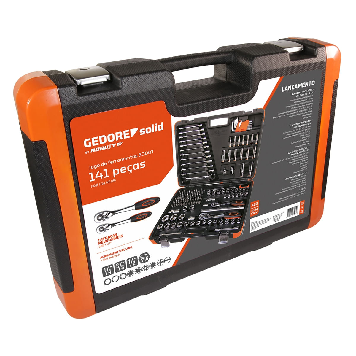 Kit Ferramentas Manuais com 141 peças 5000T Gedore
