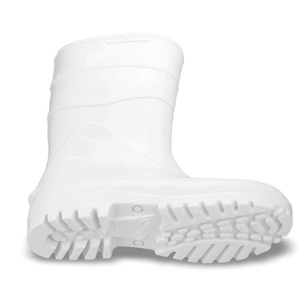 Bota de PVC 28cm sem Forro N42 Branco CA37456 Bracol