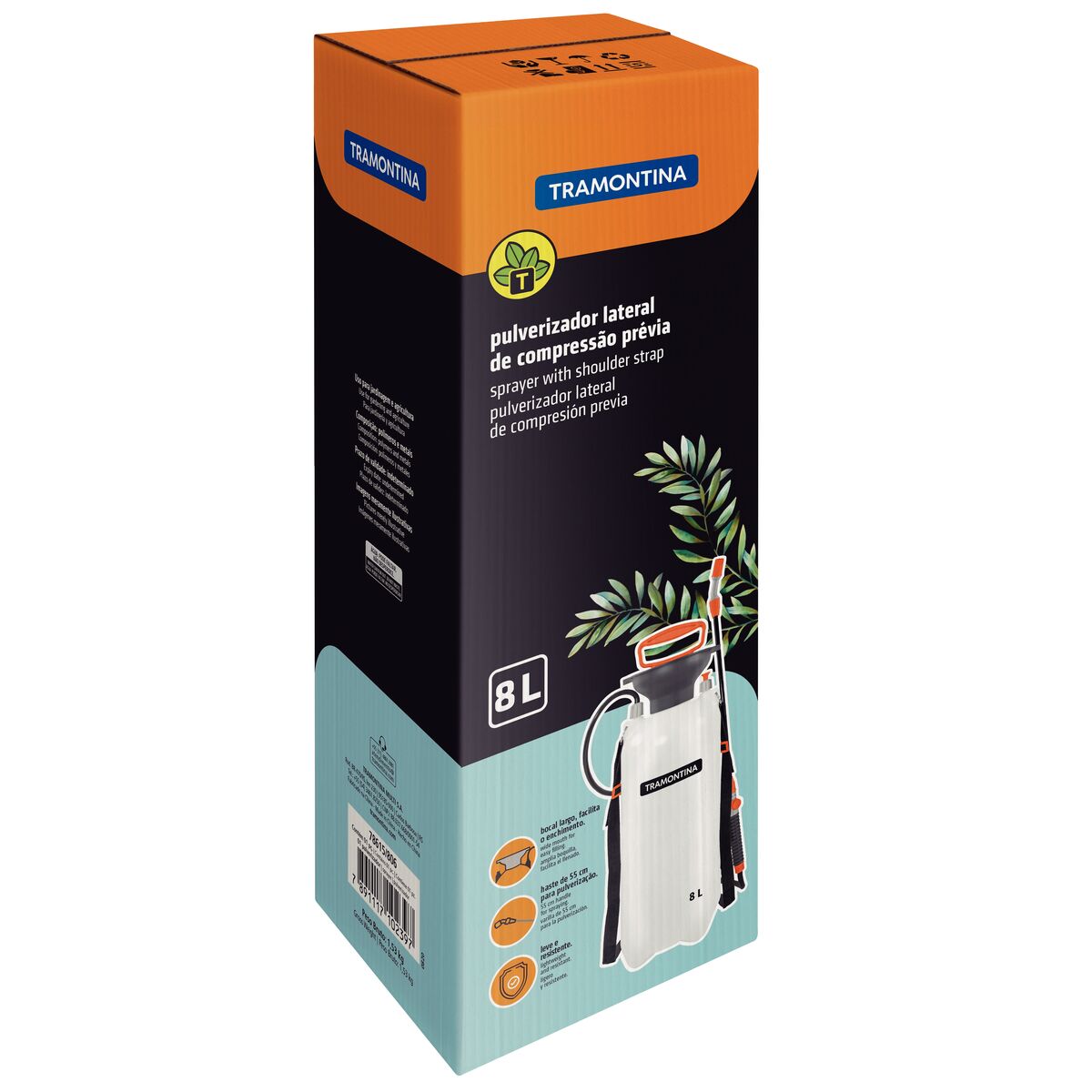 Pulverizador Tramontina Lateral de Compressão Prévia 8L