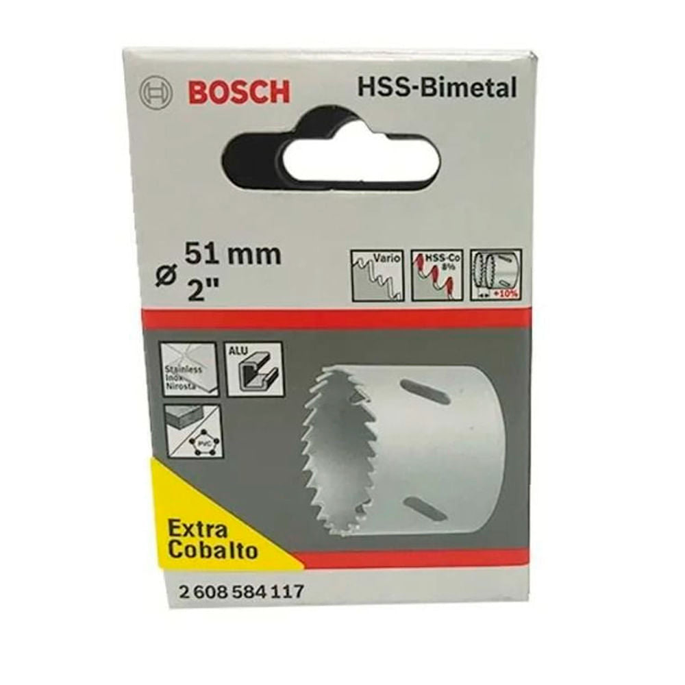 Serra Copo Bimetal 051,0mm- 2" Polegadas Bosch