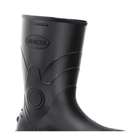 Bota de PVC 16cm com Forro N40 Preto Bracol