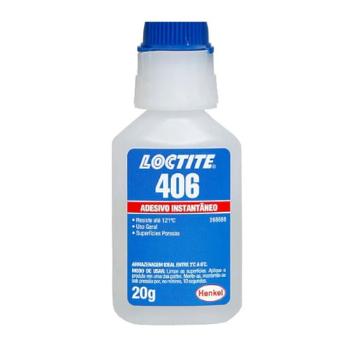 Adesivo 20g Ultra Rápido 406 LOCTITE 268688