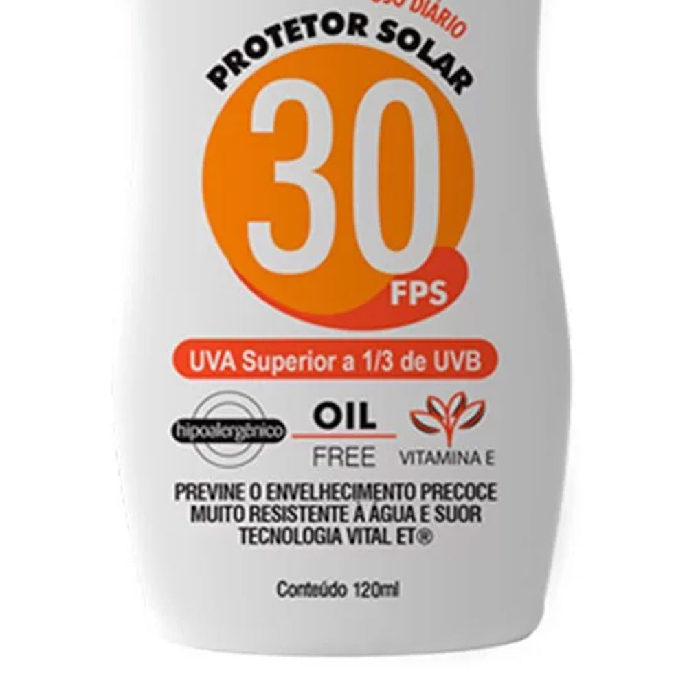 Protetor Solar FPS 30 1/3 UVA 120ml NUTRIEX