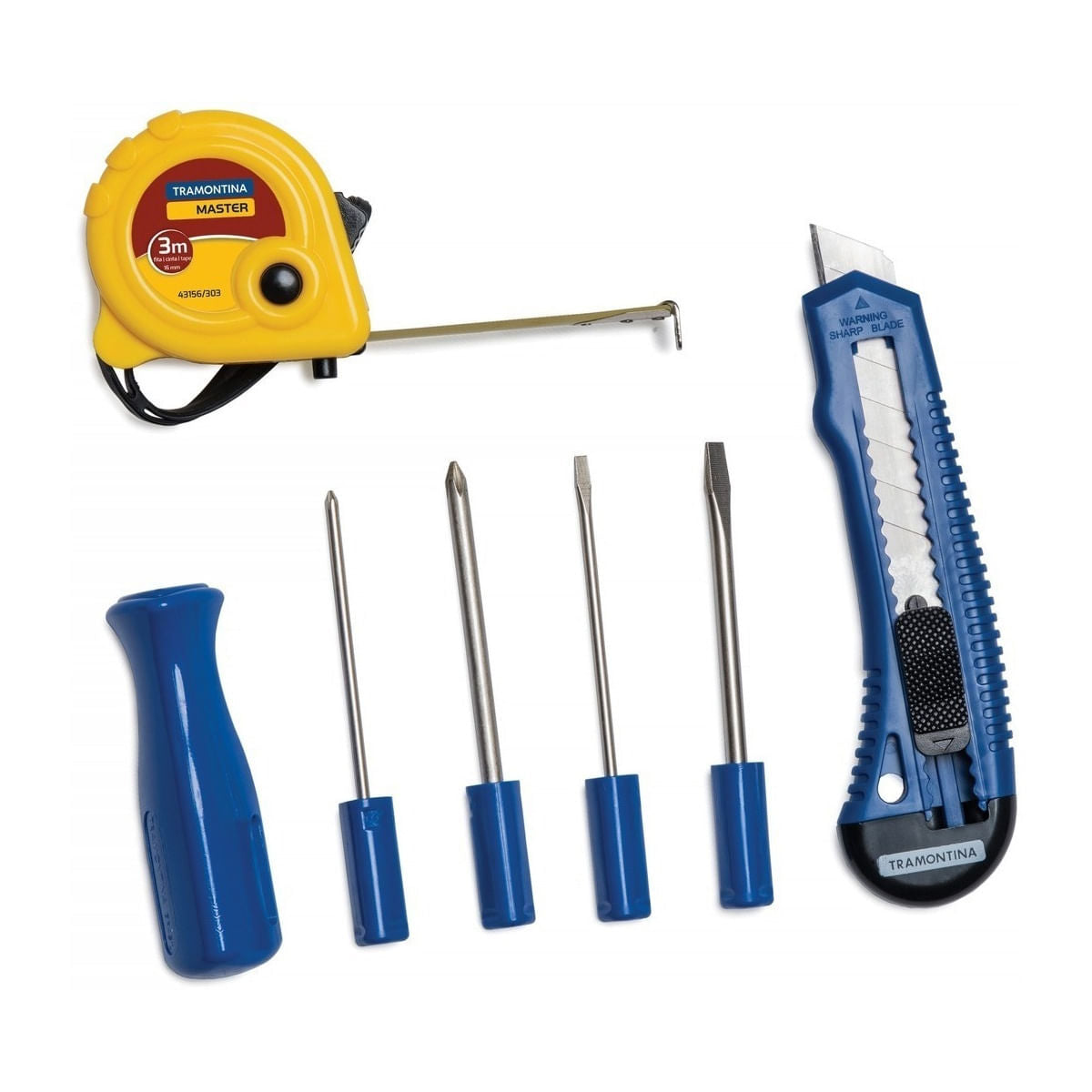 Kit de Ferramentas Tramontina Compacto 6 Peças