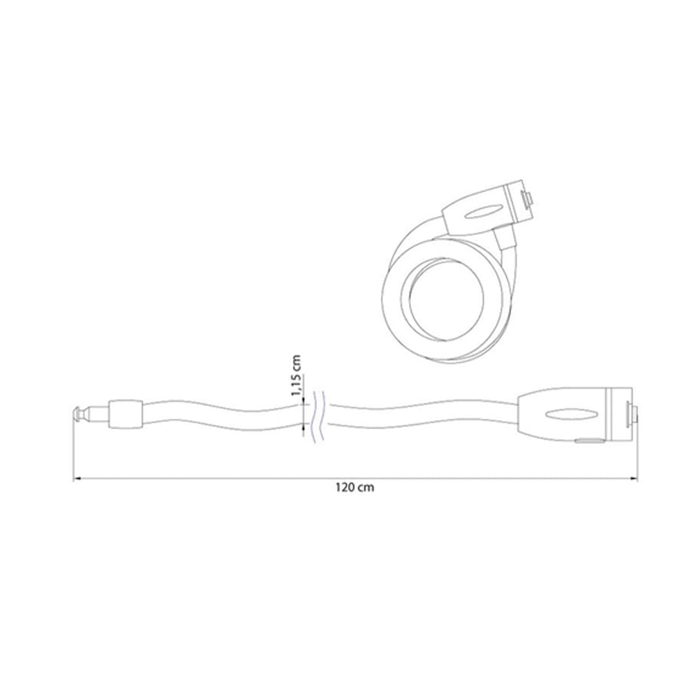 Cadeado para Moto Antifurto com Chave Tramontina