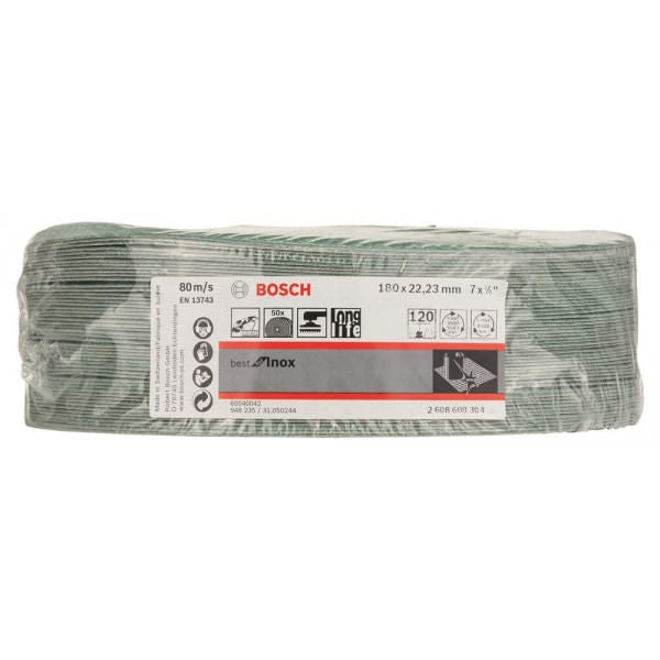 Disco de Fibra 180mm G-120 Best Inox Bosch