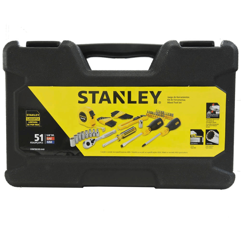 Jogo de Ferramentas Stanley 51 Peças Manuais