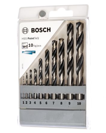 Jogo de Brocas com 10 Pçs 1,0 a 10mm AR Bosch