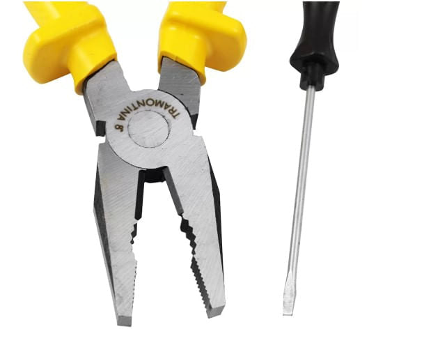 Alicate Universal 8"" 1000v + Chave de Fenda Tramontina