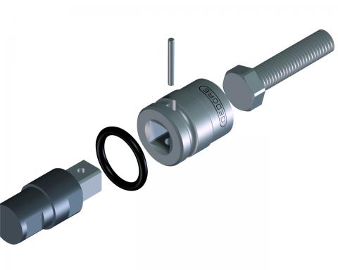 Soquete de Impacto Longo 1 X 32mm K21L Gedore