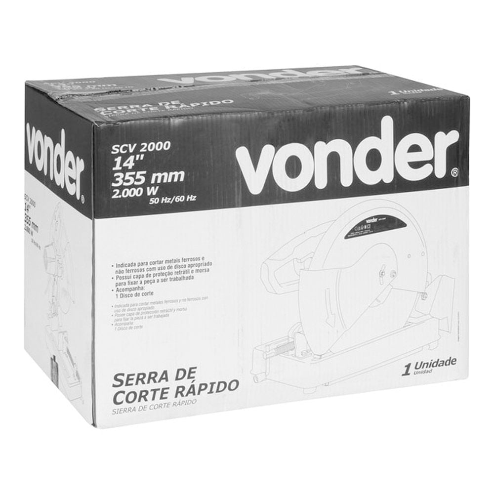 Serra Policorte 14" 2000W SCV2000 Vonder