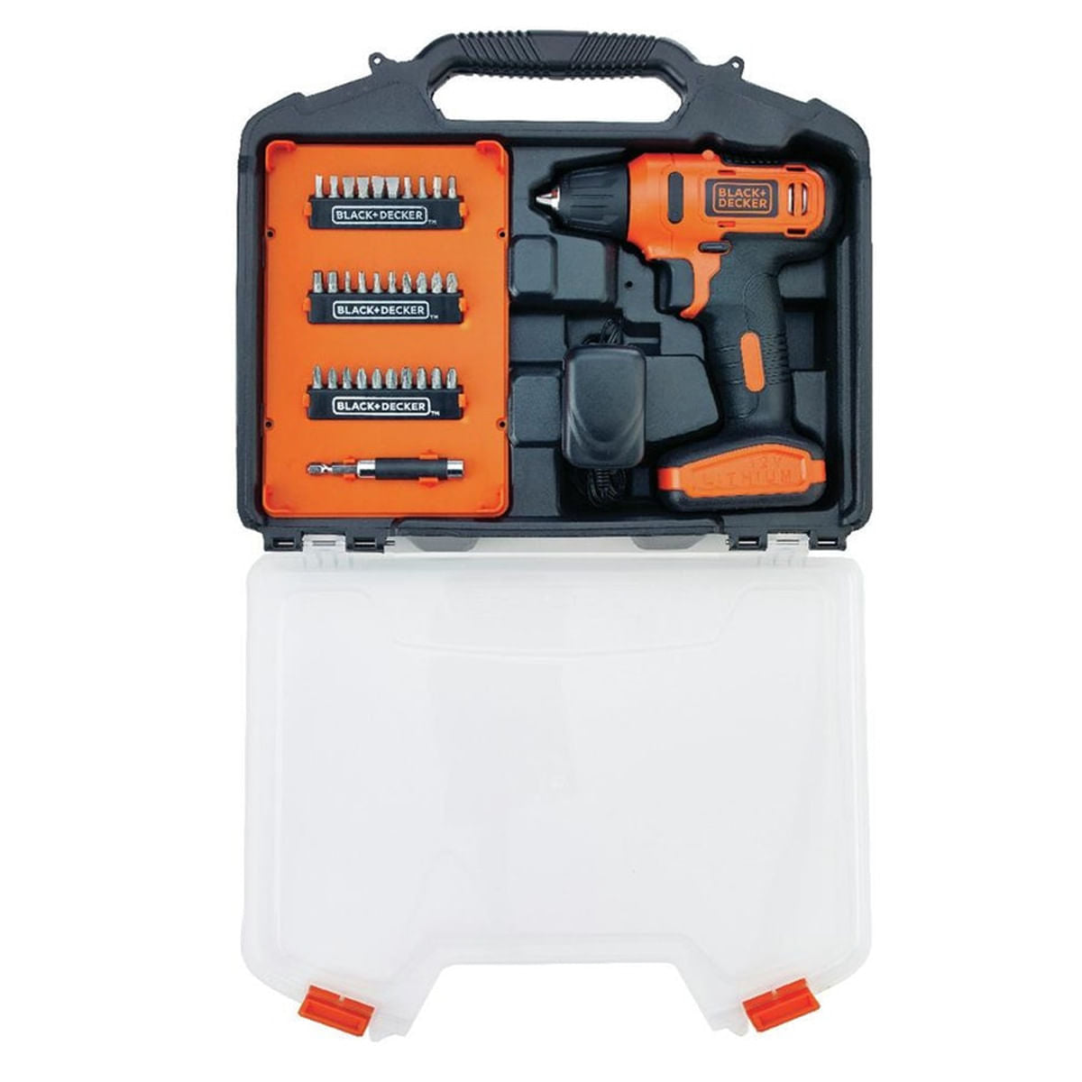 Parafusadeira Furadeira Bateria 12v 3/8"" Black&Decker