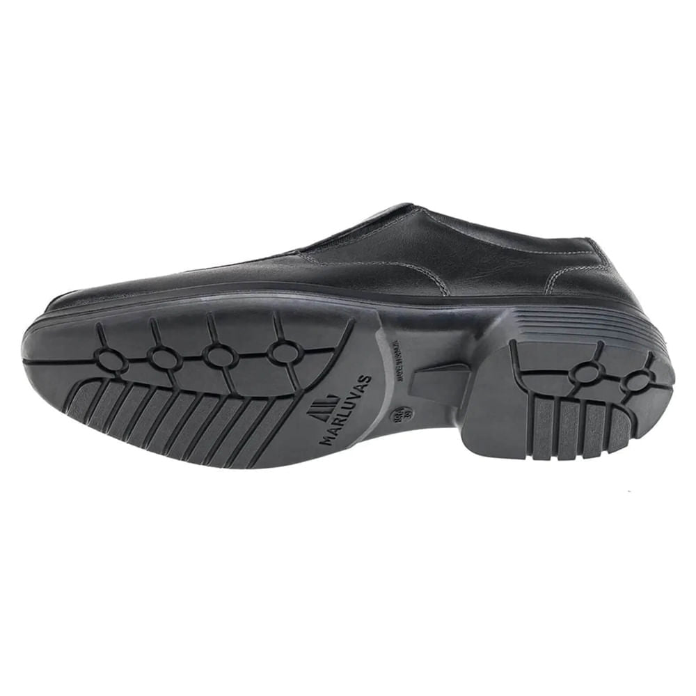 Sapato Social em Elástico PU N40 Preto ca41864 MARLUVAS