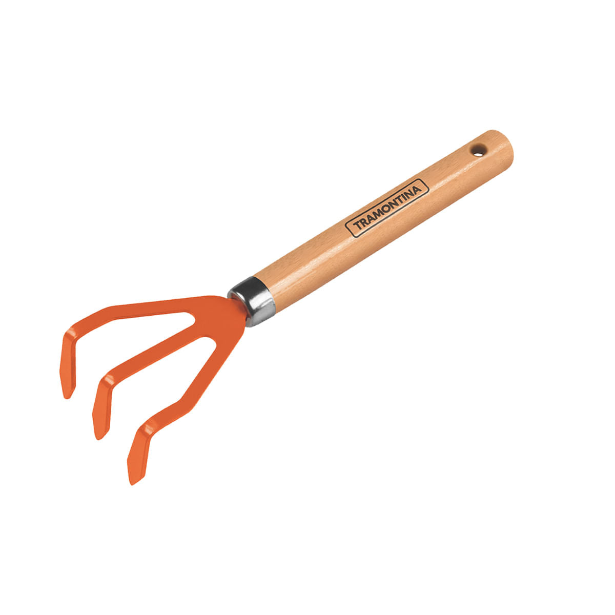 Conjunto para jardinagen com 3peças cabo de madeira tramontina.