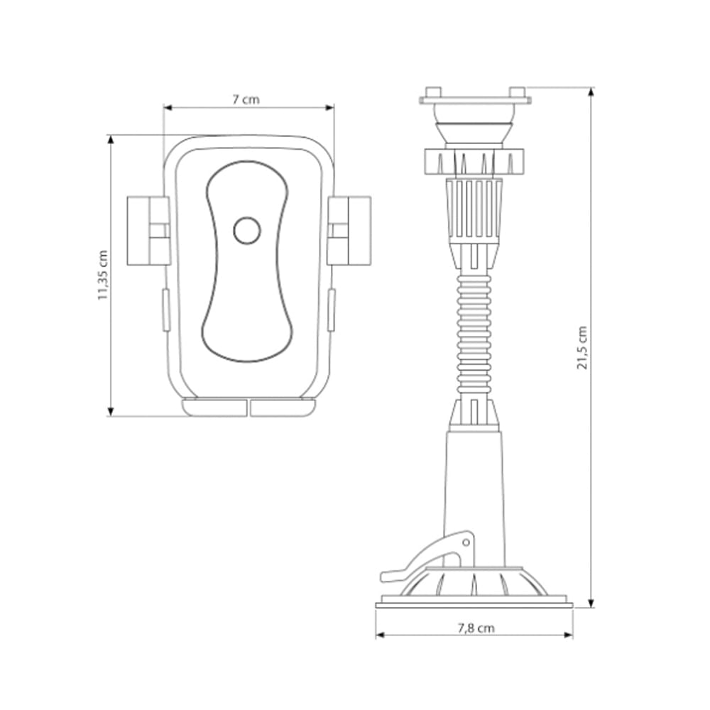 Suporte Multiuso para Celular Automotivo Tramontina