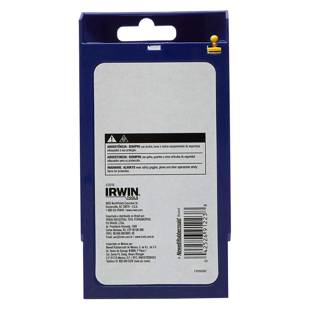 Jogo de Broca Aço Rápido 2,0-6,0 mm Com 7 Pçs IRWIN