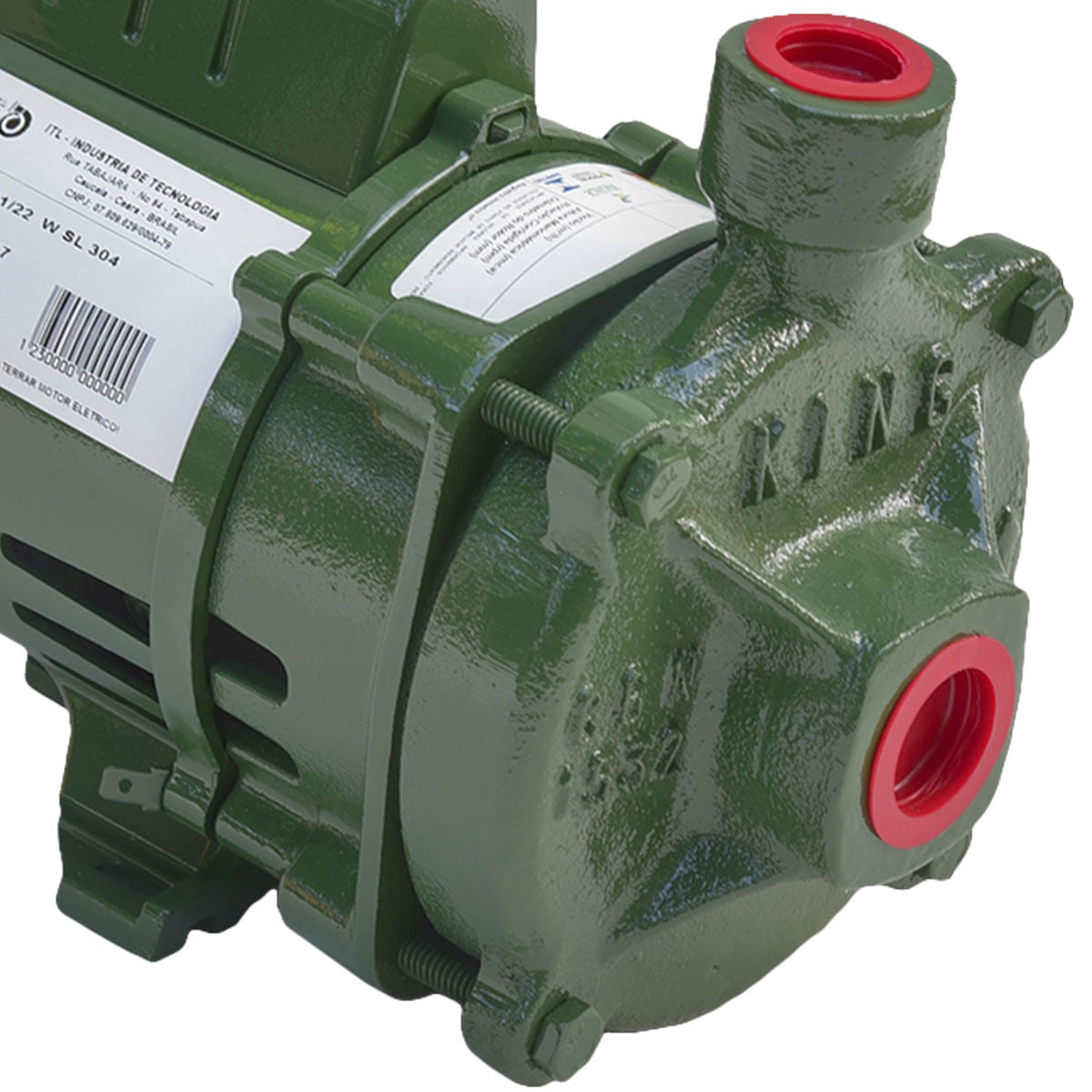 Bomba Centrifuga Monofásica 0,50cv C6n Sl304 King