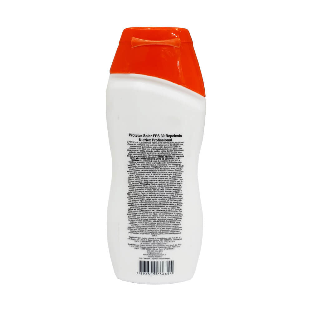 Protetor Solar e Repelente UV FPS 30 120ml NUTRIEX