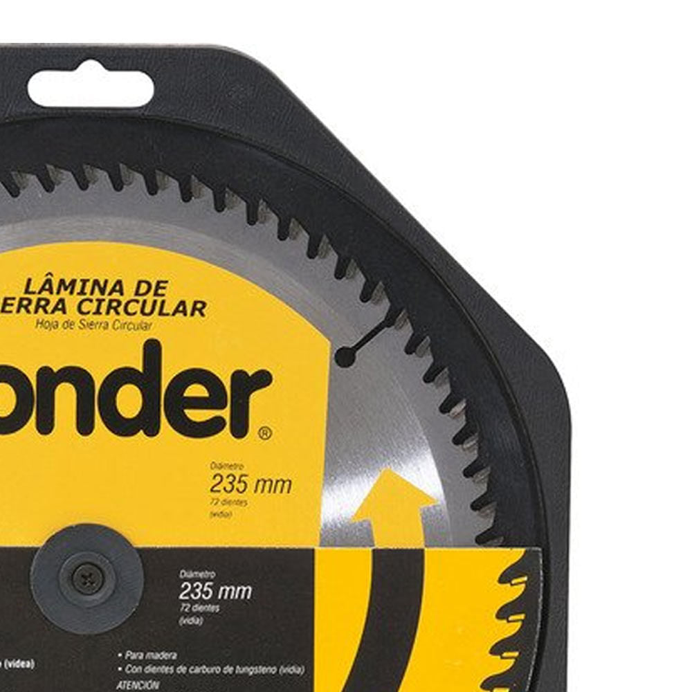 Serra Circular Widia 7.1/4 60Dentes 185mm Vonder
