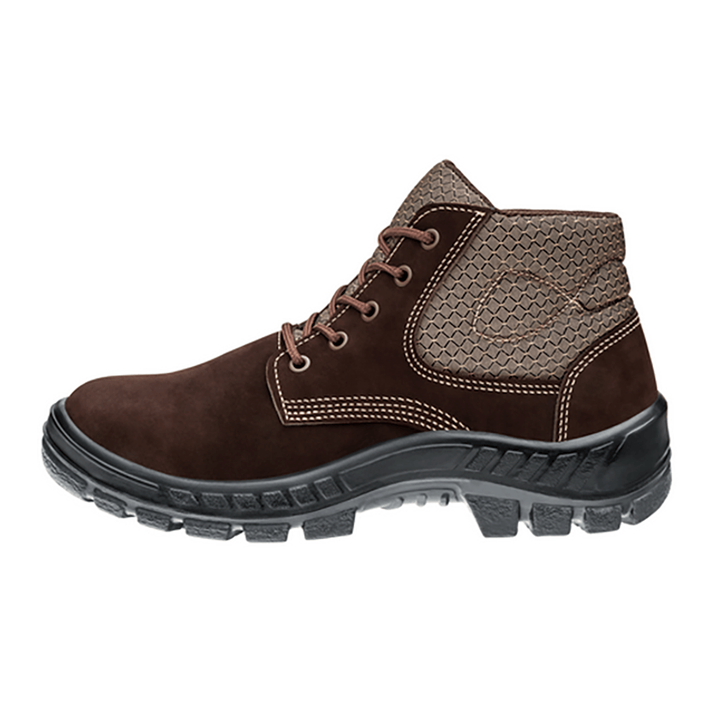 Bota Camurça Bico Plastico Café CA45611 Nº43 MARLUVAS