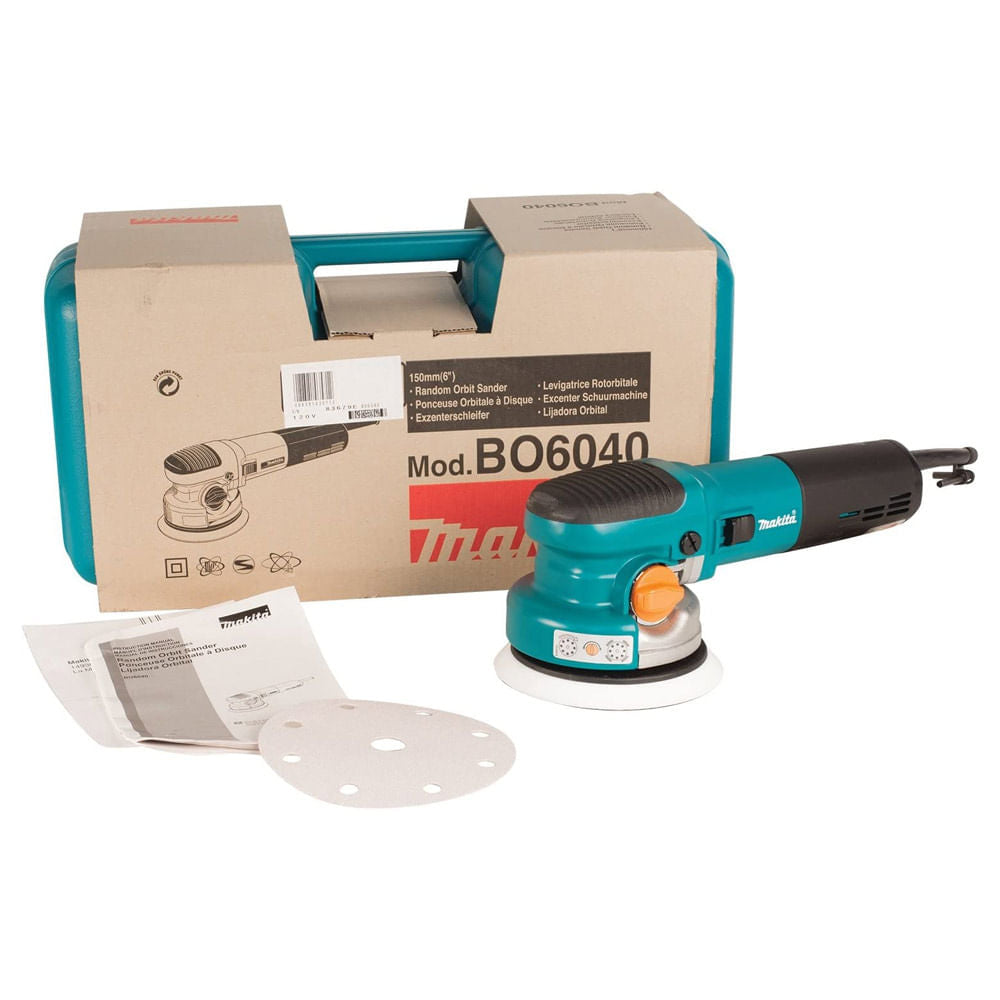 Lixadeira Orbital Makita 750W 150mm BO6040