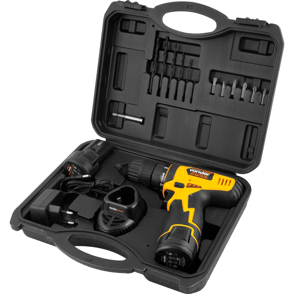 Parafusadeira/Furadeira Vonder PFV010 3/8" 10,8V Bivolt + Maleta