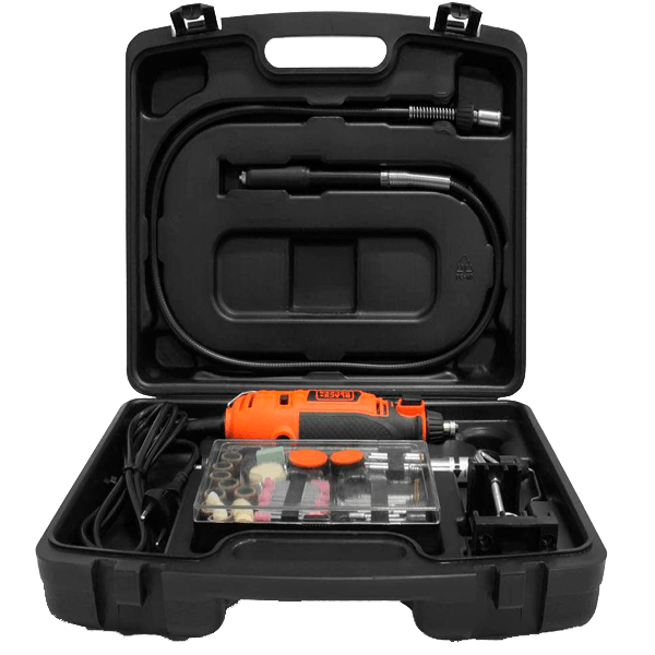 Micro Retifica 180w Com Acessorios e Maleta Black&Decker