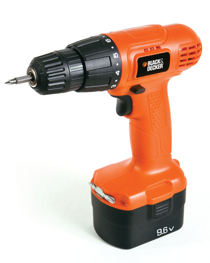 Furadeira Parafusadeira Black&Decker 3/8 9,6W Bivolt A Bateria