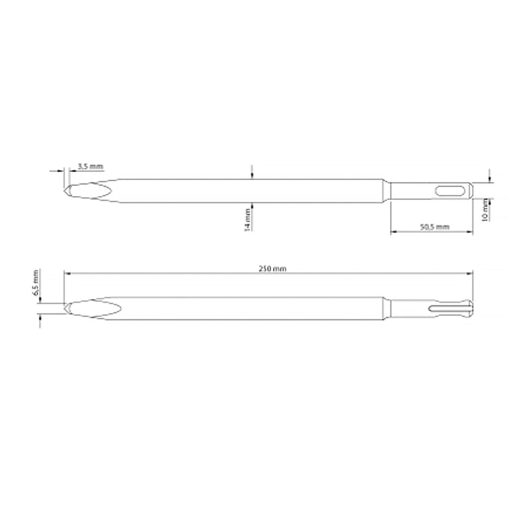 Ponteiro SDS Plus 10"" Tramontina
