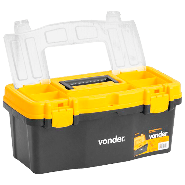 Caixa para Ferramentas Plastico 1 Bandeja Cpv0405 Vonder