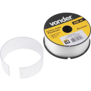 Linha Para Pedreiro Lisa 0,8mm x 100m Vonder