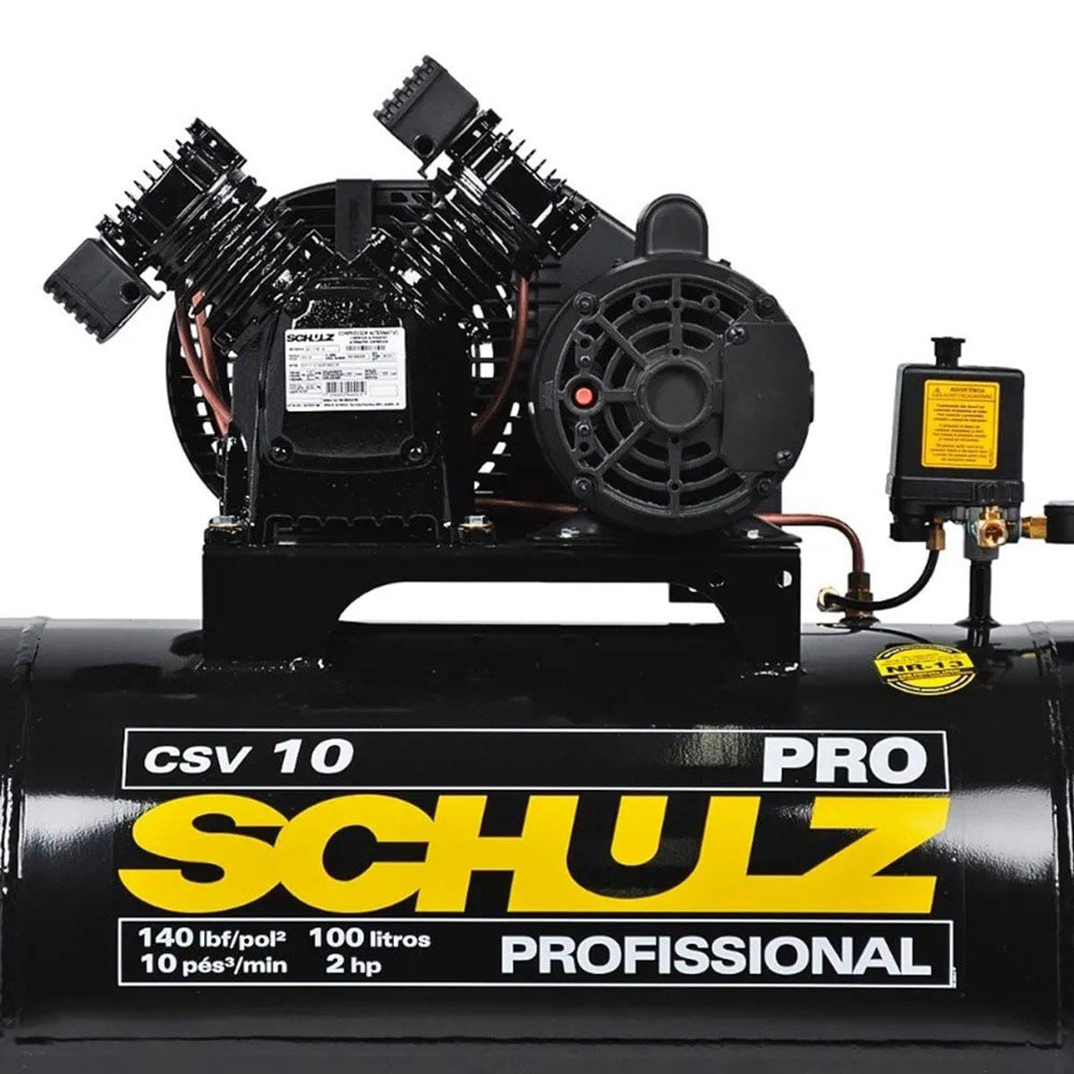 Compressor de Pistão CSV-10/100 140lbs  Schulz