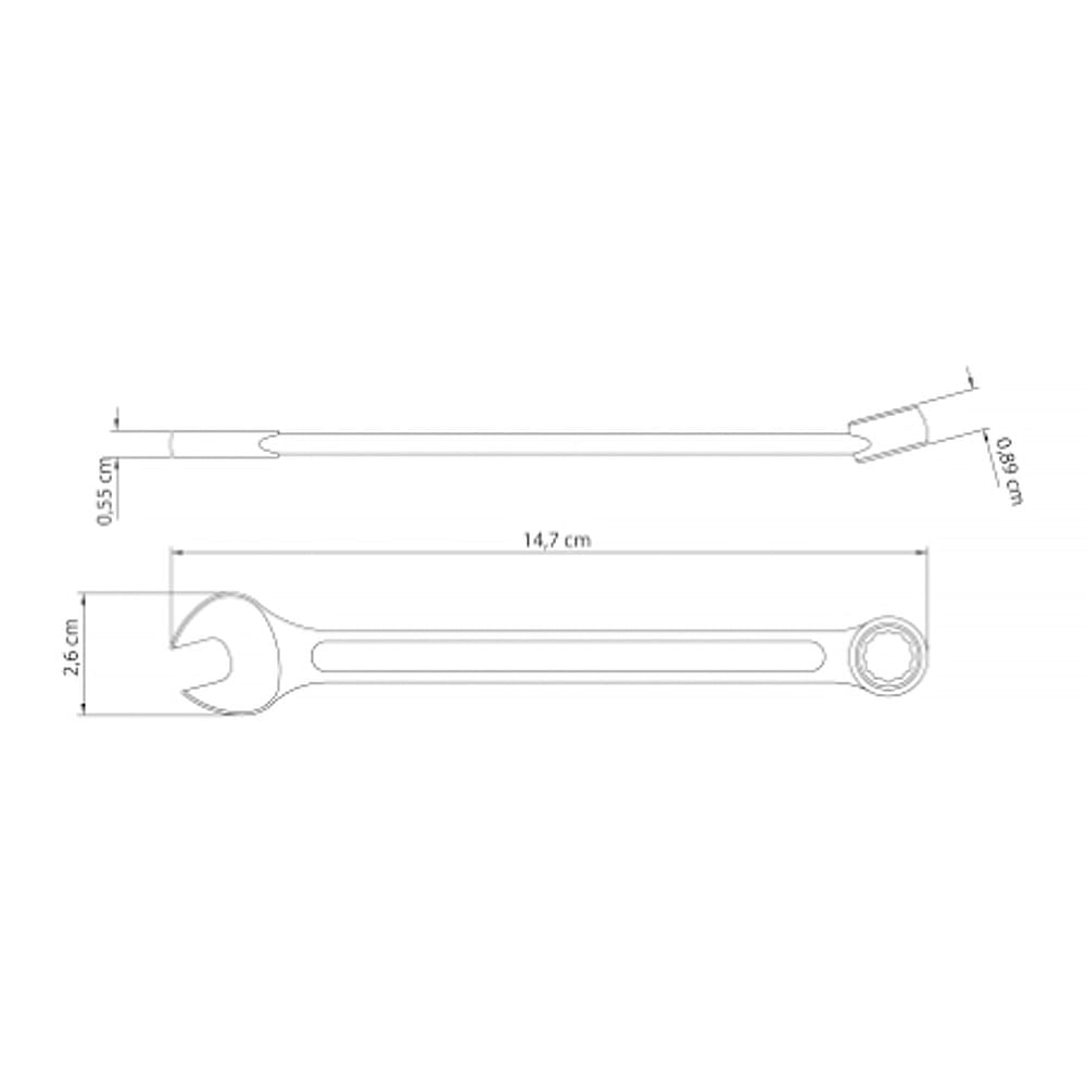 Chave Combinada 11mm Tramontina
