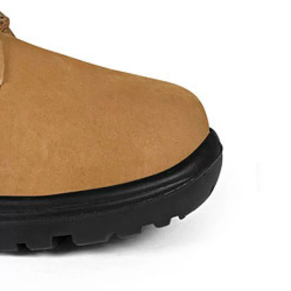 Bota de Camurça Bico Plástico N37 Mel CA40872 Bracol