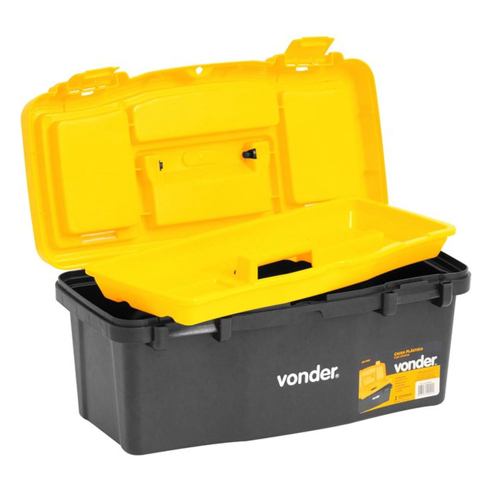 Caixa para Ferramentas Plastico 1 Bandeja Cpv0405 Vonder