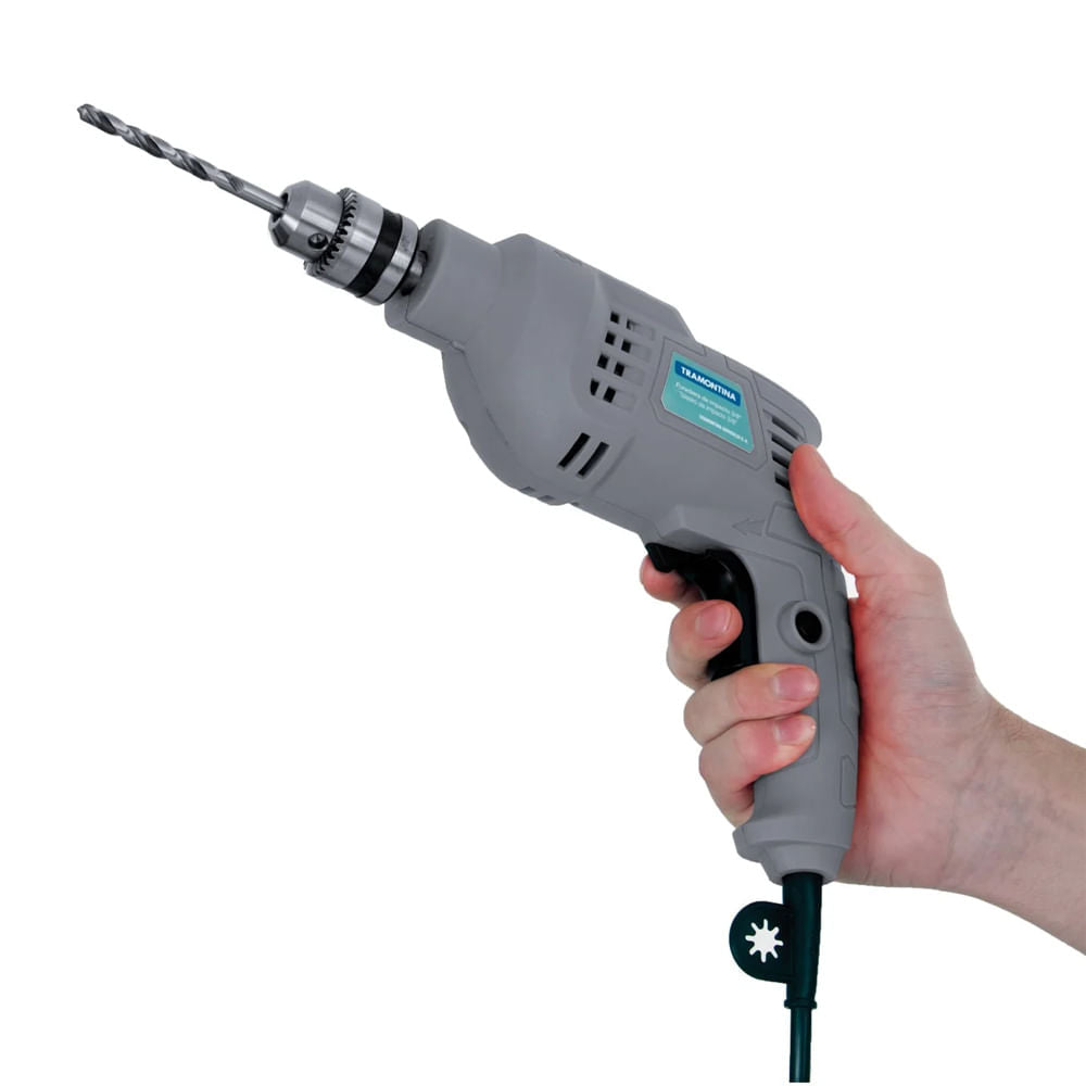Furadeira de Impacto 10mm 3/8"" 500W Tramontina