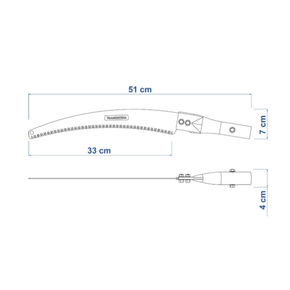Serrote para Galhos 13" com Lâmina sem Cabo Tramontina