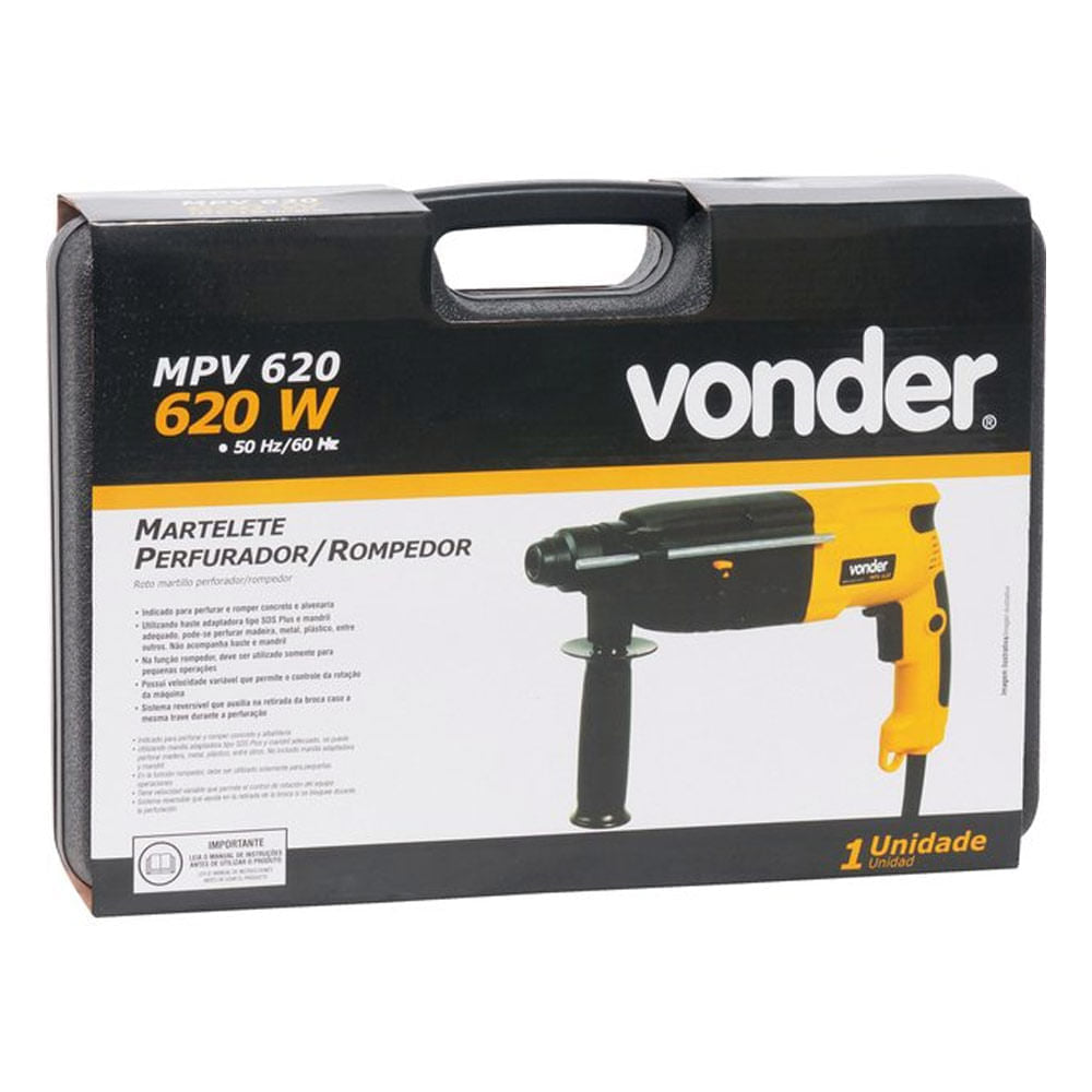 Martelete Perfurador Vonder MPV 620 620W 220V