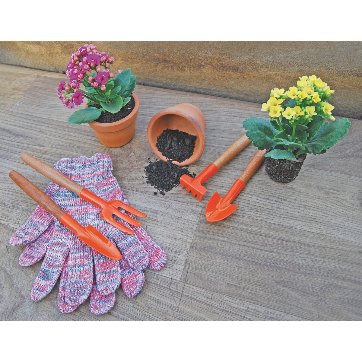 Conjunto para Jardinagem 4 Peças Tramontina