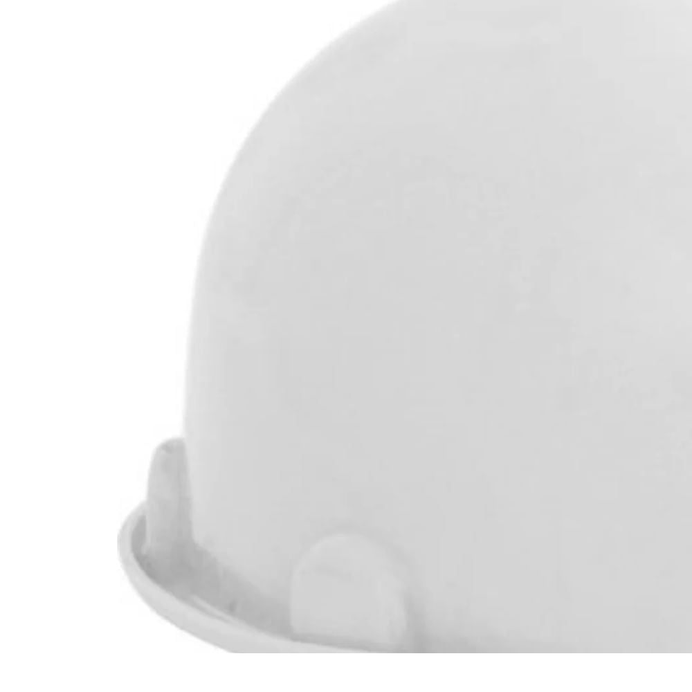Capacete Vonder Aba Frontal Branco Com Carneira/Sem Jugular
