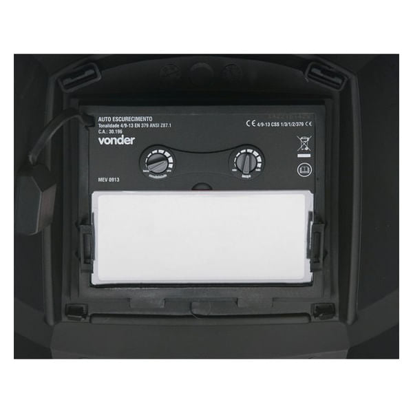 Máscara Para Solda Escura Automatico 9-13 Ca30196 Vonder