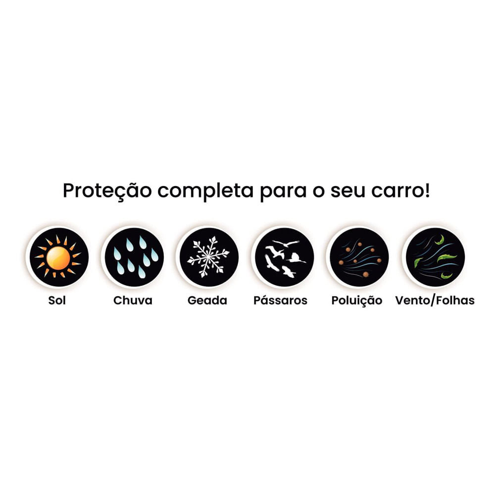 Capa Impermeável Tramontina Poliester Para Carro M