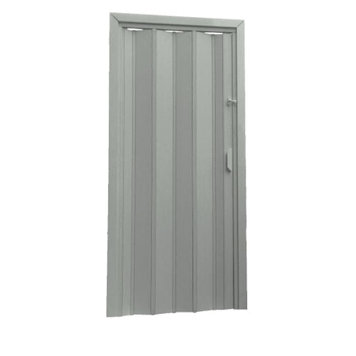 Porta Sanfonada Cinza 0,60x2,10m NOVAFORMA
