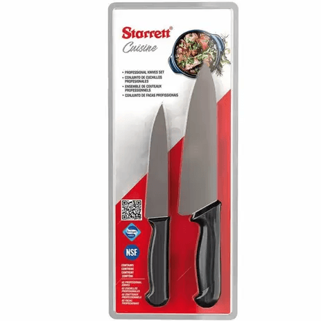 Kit  Cozinha C/2 FACAS CB Preto  STRARRETT