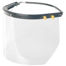 Suporte Com Visor Para Capacete Incolor Carbografite